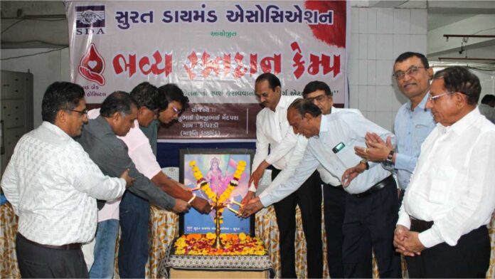 SDA organized grand blood donation camp in association with Maruti Diamond-1